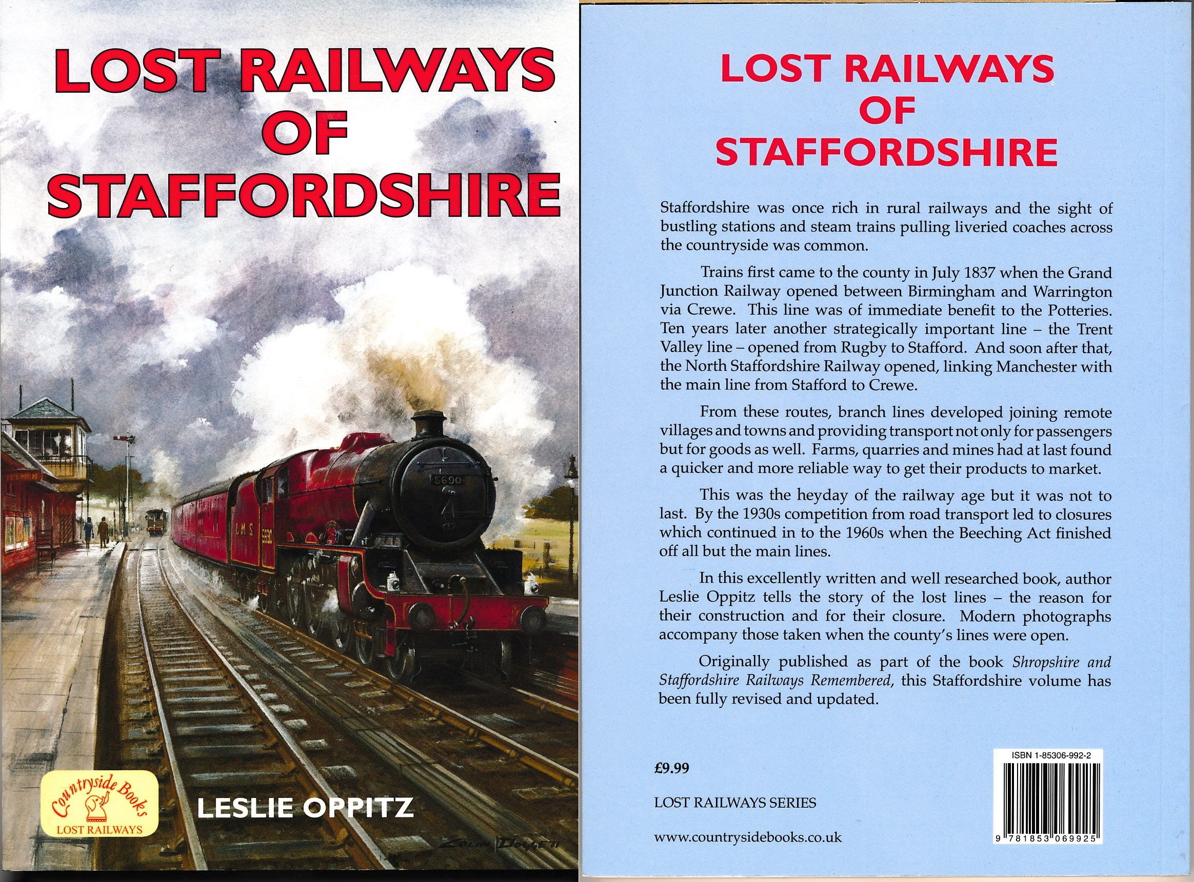 Lost Railways of Stafforshire - Leslie Oppitz